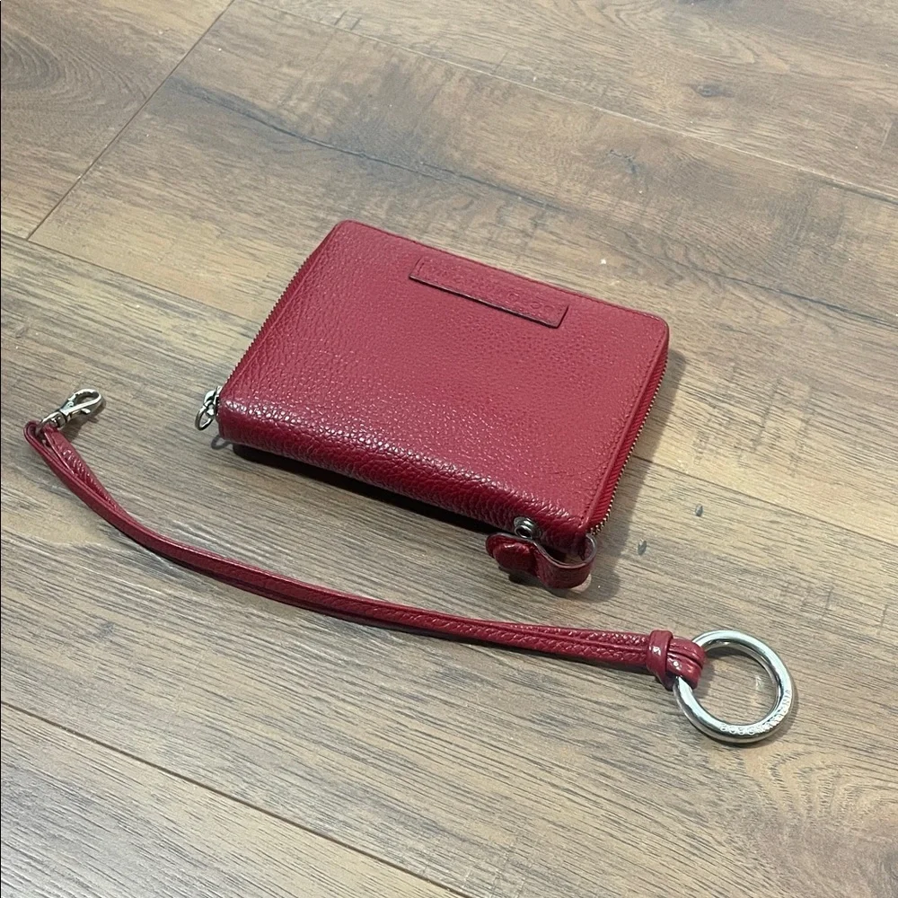 BCBGMaxmaria Leather Wristlet Wallet